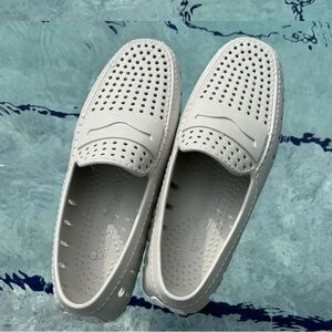 New FLOAFERS Country Club Driver 2.0 Bright White Loafers Shoes sz 12